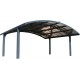 Carport duplo em alumínio cinzento e policarbonato Arizona Breeze 5000 Palram - Canopia