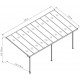 Telhado de terraço ajustável em alumínio 3,05x6,18m X-METAL