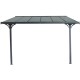 Telhado de terraço ajustável em alumínio 3,75x2,55m X-METAL