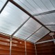 Abrigo de jardim em policarbonato 6,59m² Skylight Amber - Palram - Canopia