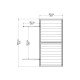 Abrigo de jardim em policarbonato 1,55m² Skylight Deco - Palram - Canopia
