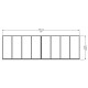 Toldo acrílico de 3 mm Bordeaux™ 4460 - Palram - Canopia