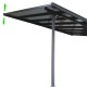 Telhado de terraço ajustável em alumínio lacado branco 3,05x4,36m X-METAL