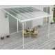 Telhado de terraço ajustável em alumínio lacado branco 3,05x4,36m X-METAL