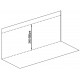 Telhado de terraço ajustável em alumínio lacado branco 3,05x4,36m X-METAL