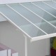 Telhado de terraço ajustável em alumínio lacado branco 3,05x5,57m X-METAL