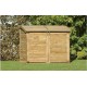 Cofre de jardin em madeira tratada autoclave 1200L Topaze - Chalet et jardin