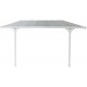 Telhado de terraço ajustável em alumínio lacado branco 3,05x4,36m X-METAL