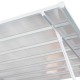 Telhado de terraço ajustável em alumínio lacado branco 3,05x4,36m X-METAL
