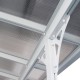 Telhado de terraço ajustável em alumínio lacado branco 3,05x5,57m X-METAL