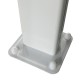 Telhado de terraço ajustável em alumínio lacado branco 3,05x6,18m X-METAL