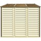 Abrigo de jardim PVC bege e castanho WoodSide 8,02m² - Duramax