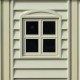 Abrigo de jardim PVC bege e castanho WoodSide 8,02m² - Duramax