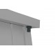 Abrigo de jardim metálico 5,21m² cinzento-claro - PALLADIUM - Duramax