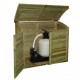 Cofre de jardin em madeira tratada autoclave 1200L Topaze - Chalet et jardin