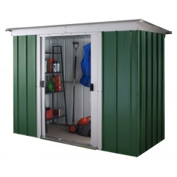 Abrigo de jardim metálico 2,36m² + kit de fixação incluído - YARDMASTER