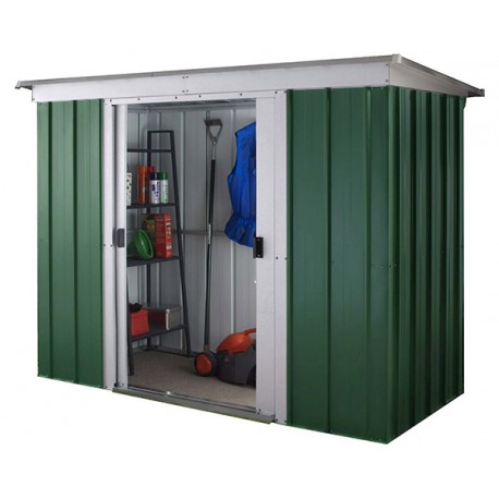 Abrigo de jardim metálico 2,36m² + kit de fixação incluído - YARDMASTER
