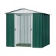 Abrigo de jardim metálico verde 4,38m² + kit de fixação incluído - YARDMASTER