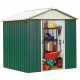 Abrigo de jardim metálico verde 9,03m² + kit de fixação incluído - YARDMASTER