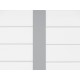 Abrigo de jardim em PVC DECO 4,9m², branco e cinza-verde Grosfillex