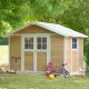 Abrigo de jardim em PVC 7,5m² DECO Sherwood Grosfillex 
