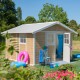 Abrigo de jardim em PVC 11,2m² DECO Sherwood Grosfillex 