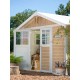 Abrigo de jardim em PVC 11,2m² DECO Sherwood Grosfillex 