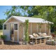 Abrigo de jardim em PVC 11,2m² DECO Sherwood Grosfillex 