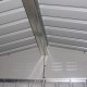 Abrigo de jardim em metal 10,85m² FIRST antracite + kit de fixação X-METAL