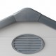 Mini abrigo de jardim em resina cinzento 1,34m² + Kit de fundação - JOBU