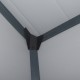 Mini abrigo de jardim em resina cinzento 1,34m² + Kit de fundação - JOBU
