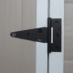 Mini abrigo de jardim em resina bege 1,34m² + kit de fundação - JOBU