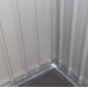 Abrigo de jardim metálico 13m² FIRST antracite + kit de fixação X-METAL