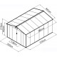 Abrigo de jardim metálico 13m² FIRST antracite + kit de fixação X-METAL