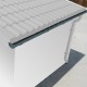Kit de caleiras antracite - pack pronto a instalar para o abrigo Grosfillex 4,9m².