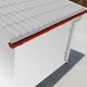 Kit caleiras vermelho - pack pronto a instalar para abrigo Grosfillex 7,5m²