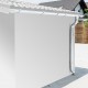 Kit caleiras branco - pack pronto a instalar para abrigo Grosfillex 11,2m²