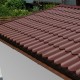 Telhas metálicas castanhas - pack pronto a instalar para o abrigo Woodlife Garden 14,44m²