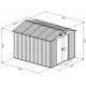 Abrigo de jardim em metal 7,15m² WoodTouch bege + Kit de fixação X-METAL