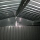 Abrigo de jardim em metal 7,15m² WoodTouch bege + Kit de fixação X-METAL
