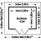 Abrigo de jardim de 4,9m² DECO antracite e branco Grosfillex