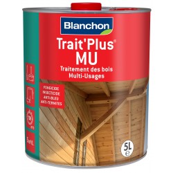 Tratamento protetor biocida multiuso para madeira de resinosas BLANCHON 5L