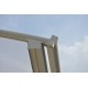 Carport camping car em alumínio branco 3,59x7,62m e policarbonato 6mm X-METAL
