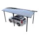 Carport camping car em alumínio antracite 3,59x7,62m e policarbonato 6mm X-METAL