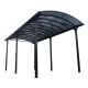 Carport camping car em alumínio antracite 3,59x7,62m e policarbonato 6mm X-METAL