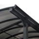 Carport camping car em alumínio antracite 3,59x7,62m e policarbonato 6mm X-METAL