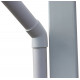 Calha de caleira branca para telhado de terraço X-METAL
