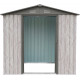 Abrigo de jardim em metal 2,54m² WoodTouch bege + Kit de fixação X-METAL