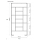 Abrigo de jardim em resina cinzento 6,99m² + kit de fundação - JOBU