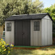 Abrigo em resina escovada Oakland 1175 Brossium 8m² + piso - Keter